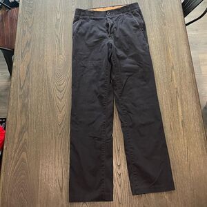 Savane Active Flex Work Pant Trousers Dark Gray Size 28x30